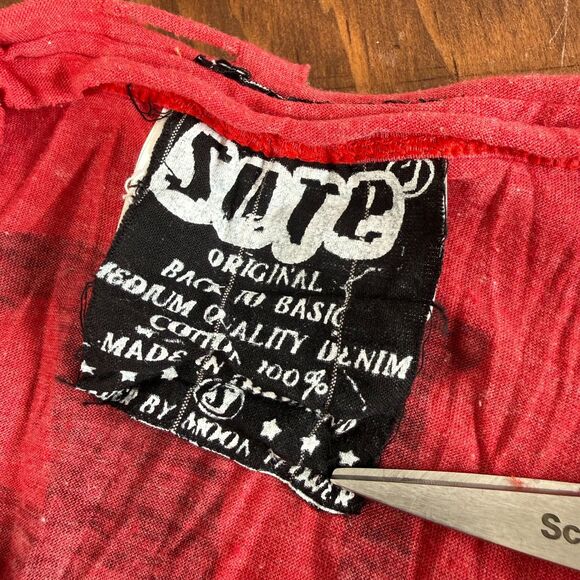 Punk Rockers Kissing T-Shirt Mens Small Unisex Mohawk SURE Brand - Picture 8 of 9